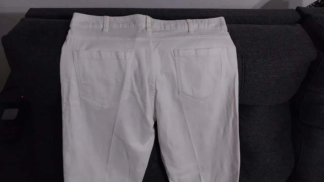 Calça branca com stretch - Foto 4