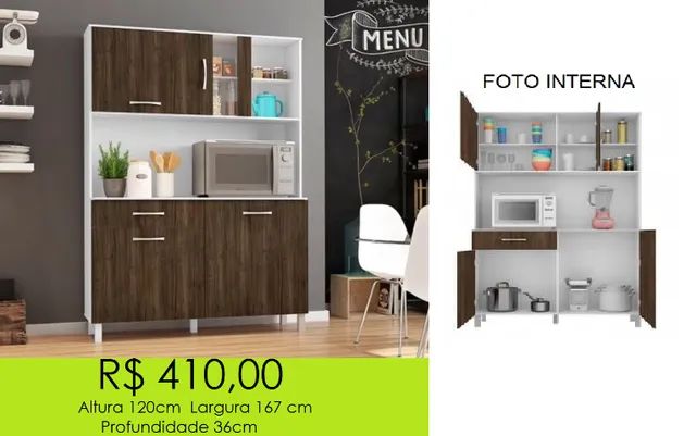 Armário de cozinha a pronta entrega  - Foto 3