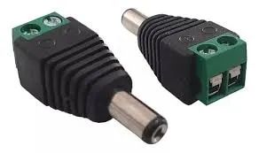 Conector Plug P4 com borme Macho para CFTV LEDs Câmera Fonte - Foto 2