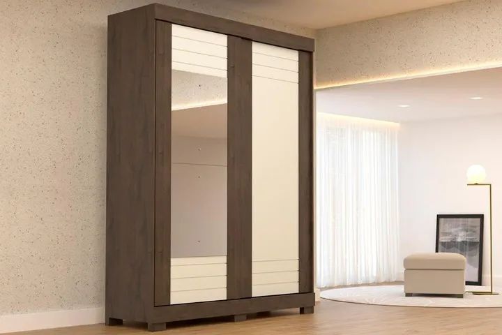 Roupeiro Ayla - Estrutura em MDF de 12mm