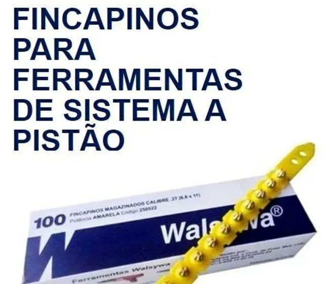 Fincapino Magazinado Amarelo Calibre 27 Com 100 Unidades Ancora - Foto 3