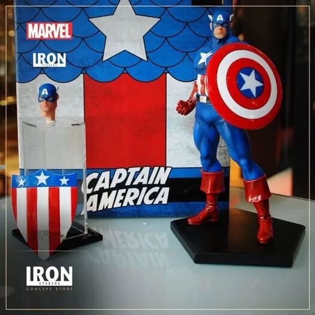 Iron Studios Capitão América 1/10 Exclusive Marvel Comics