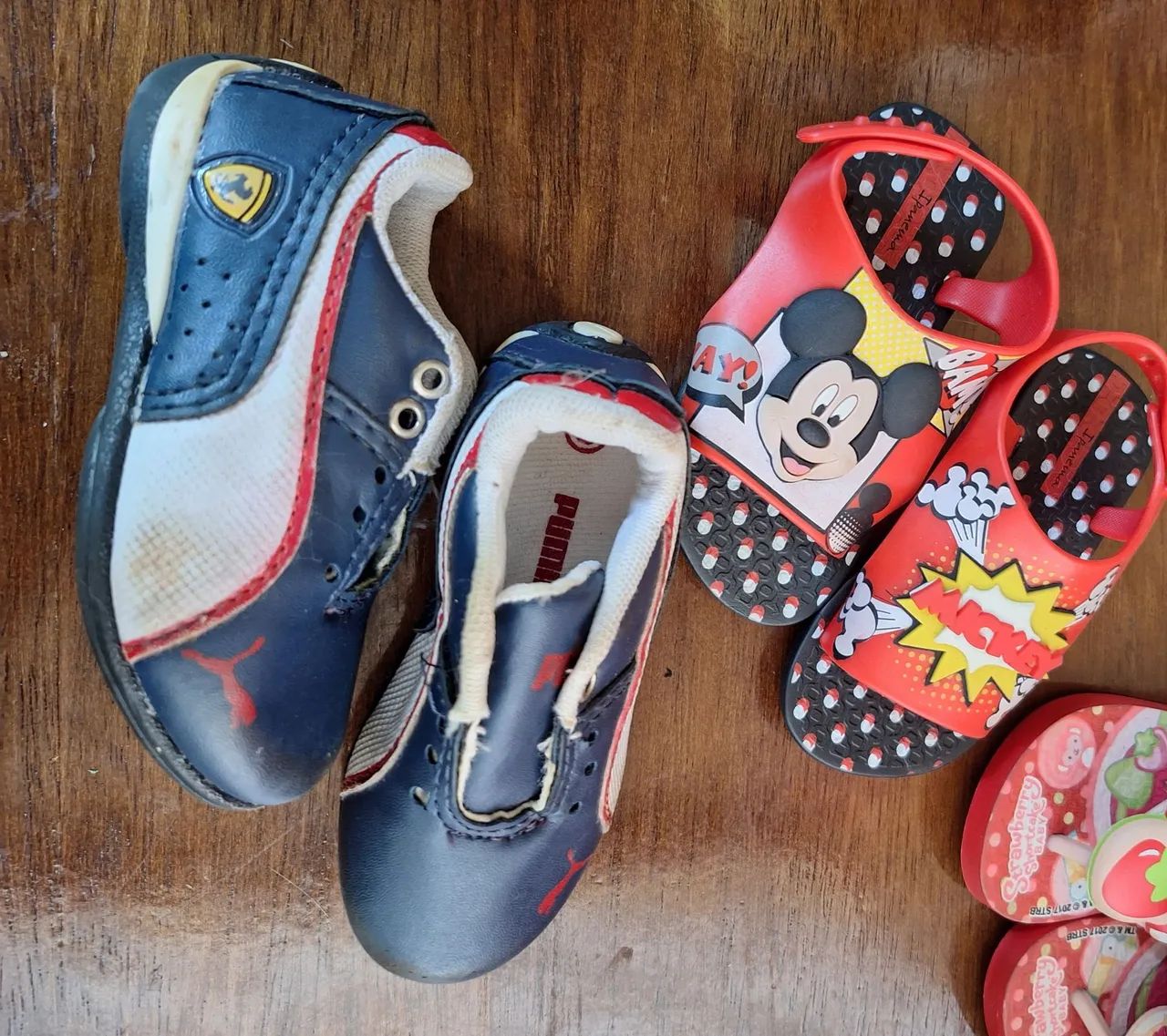 Sapatos infantis tam. 19 novos, ler - Foto 2