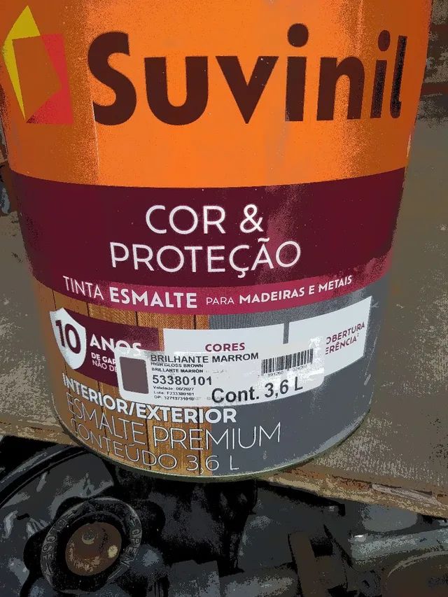 Tinta esmalte sintético marrom 3.600 ltrs 