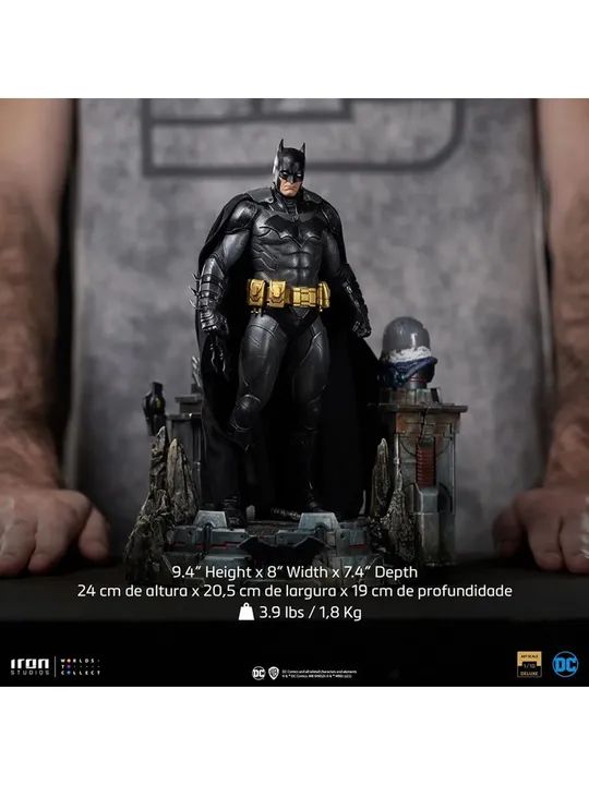 Estátua Batman unleashed Iron Studios - Foto 4