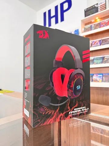 Headset Gamer Redragon Infernal Ryuji RGB 7.1 | Parcela Sem Juros | Loja Física Curitiba - Foto 2