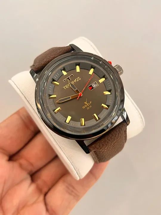 Relógio Luxo Technos em Couro  - Foto 2