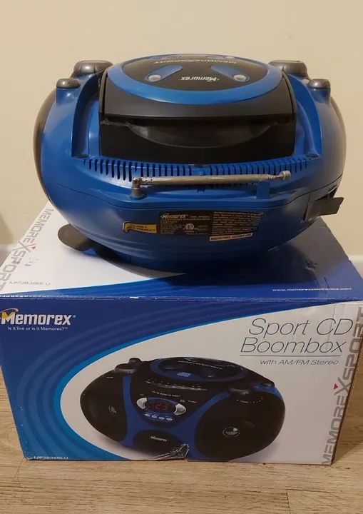 Boombox Rádio AM/FM/CD estéreo  - Foto 4