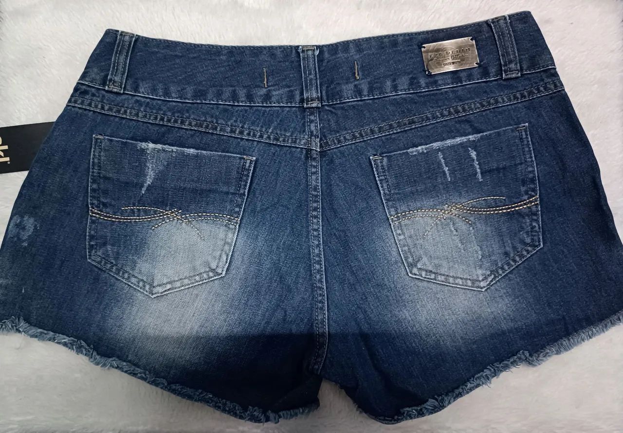 Short saia Jeans Destroyed K2B - Foto 2