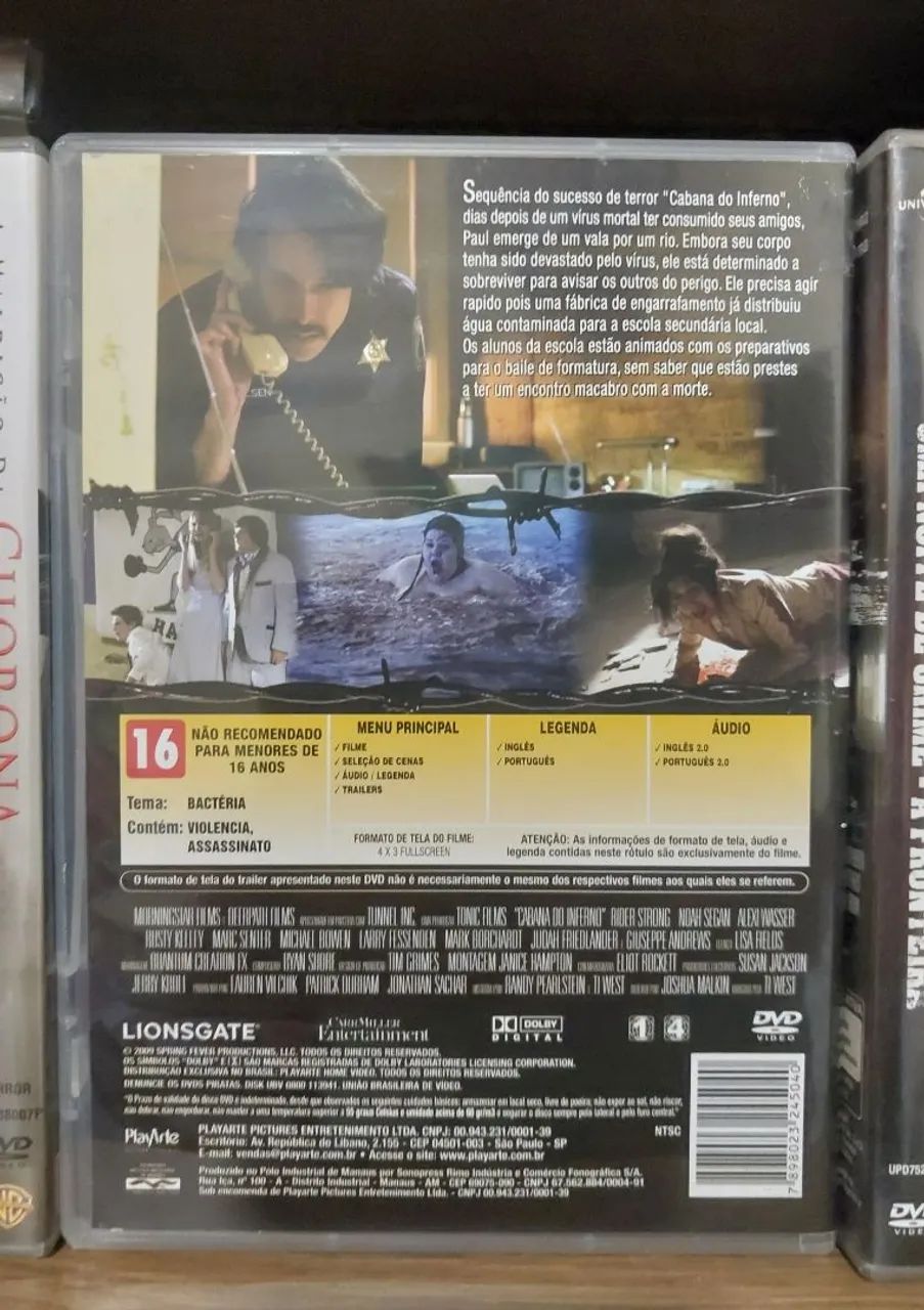 Cabana do Inferno 2 - DVD Raríssimo- Terror  - Foto 2