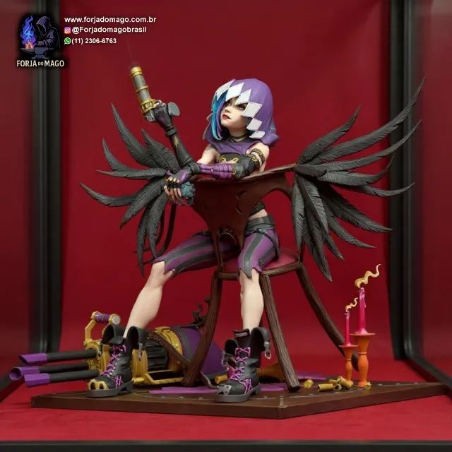 Figure Jinx Arcane League of Legends LoL - Hobbies e coleções