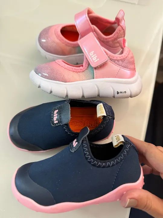 Tênis Bibi Bebê Rosa - 2 Pares - Foto 2