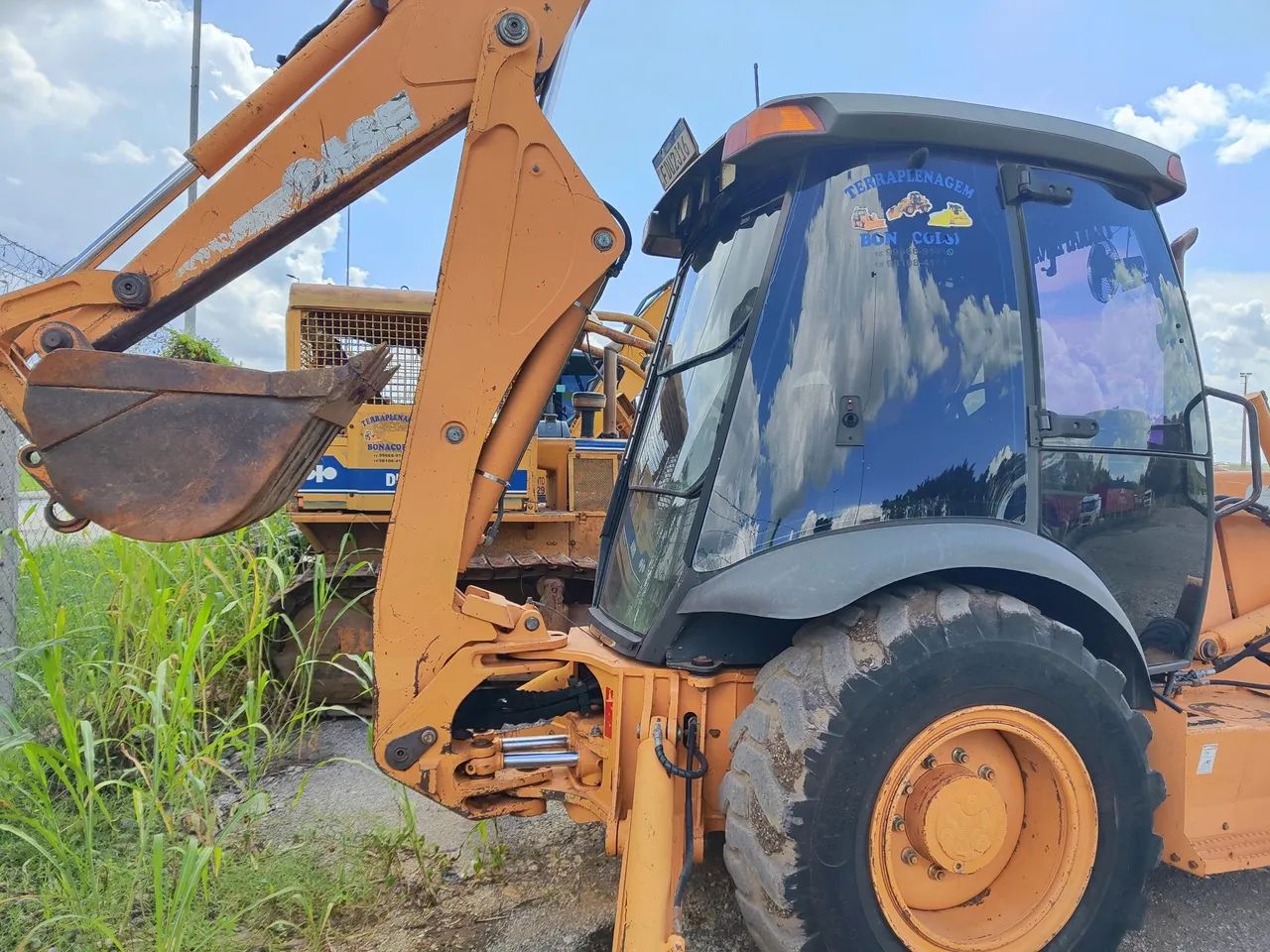 Retro escavadeira case 