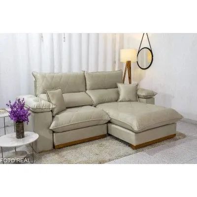 Sofá Retrátil Reclinável Magnum 2.30m - Molas Ensacadas l99m