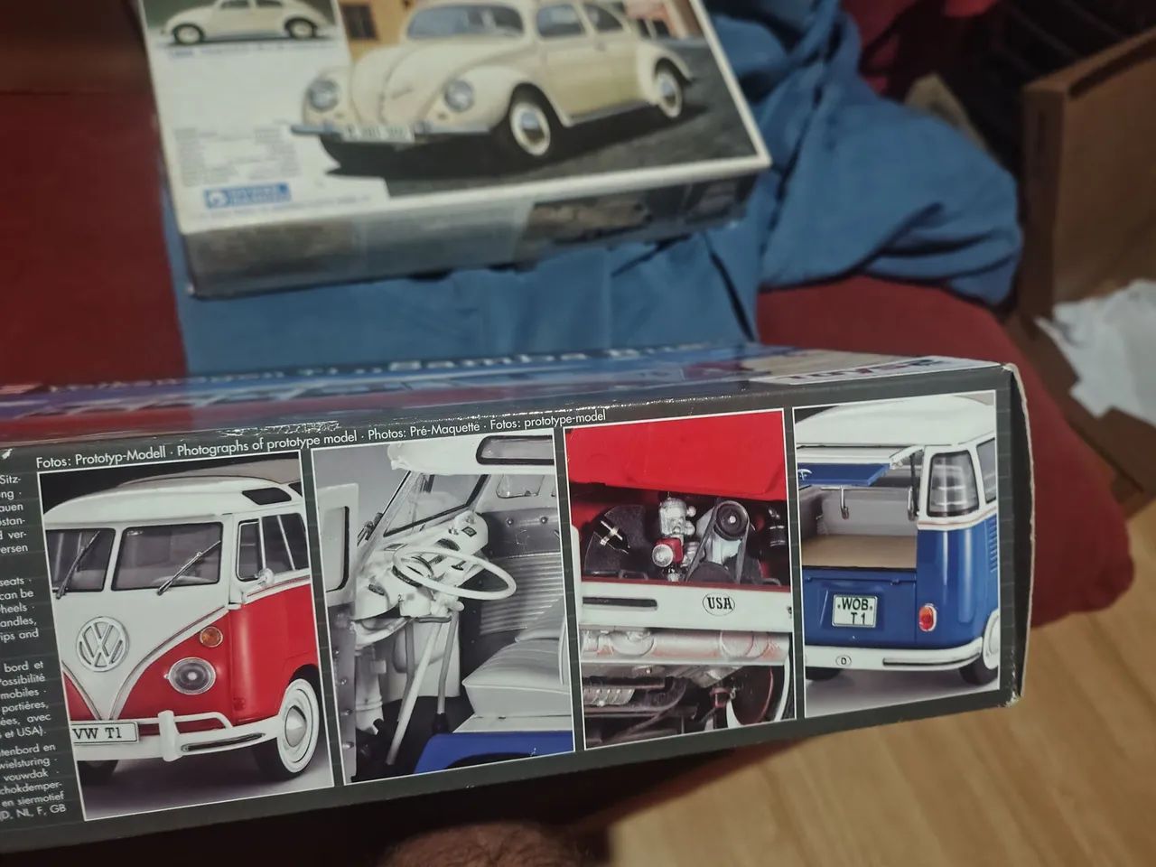 Kit vw 1/25 Kombi revell, Fusca já foi vendido - Foto 3
