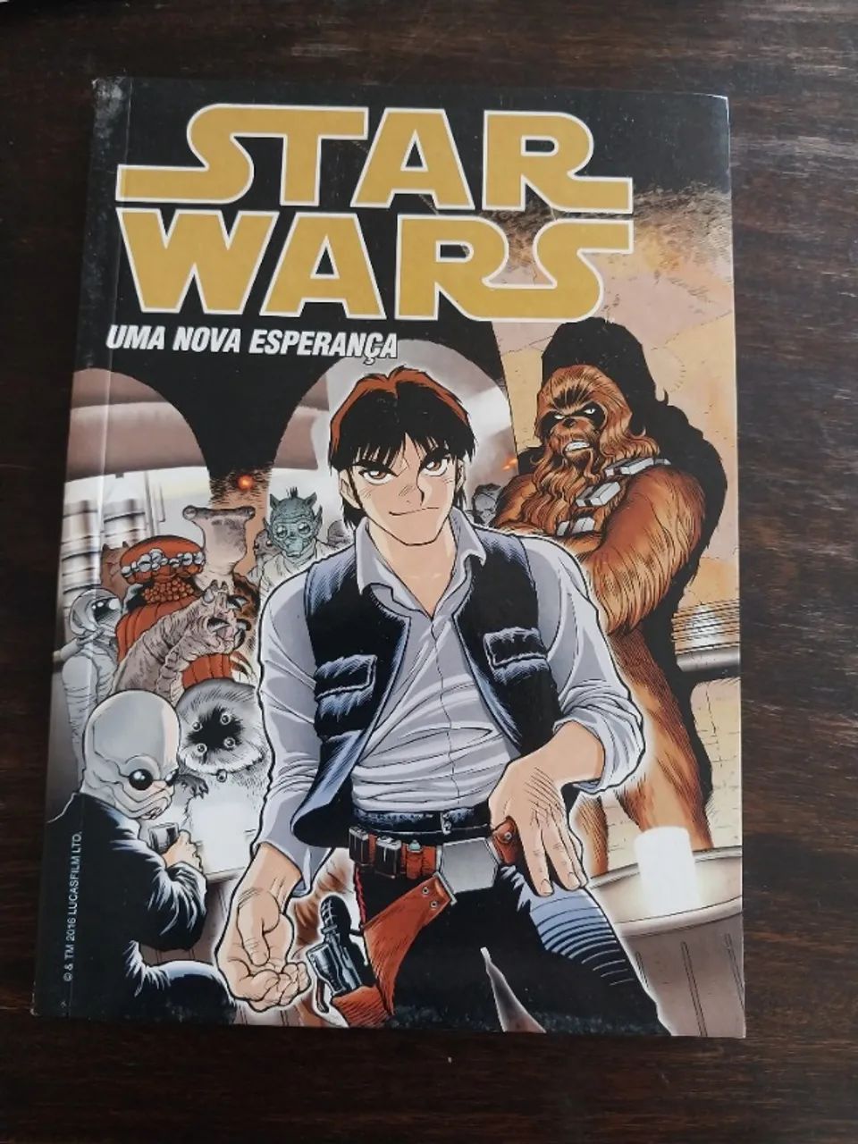2 gibis Star wars hq uma nova esperança n° 1 e 2 manga novíssimo colecionáveis 
