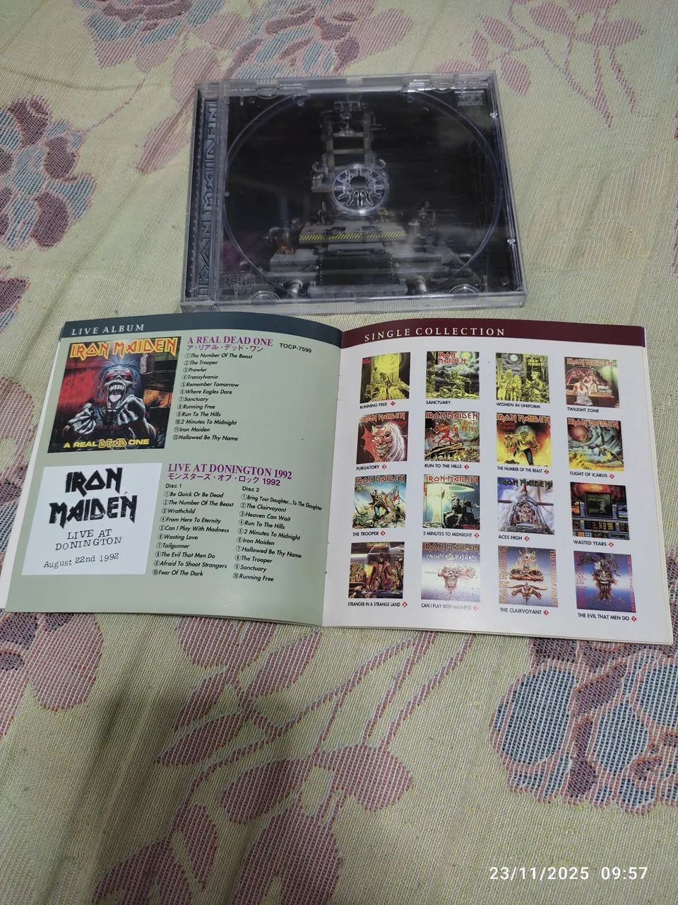 Iron Maiden - Encarte de cd Japonês  - Foto 4