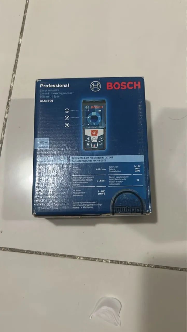 Trena original a Laser Bosch GLM 500 - Profissional- Novo - Foto 4