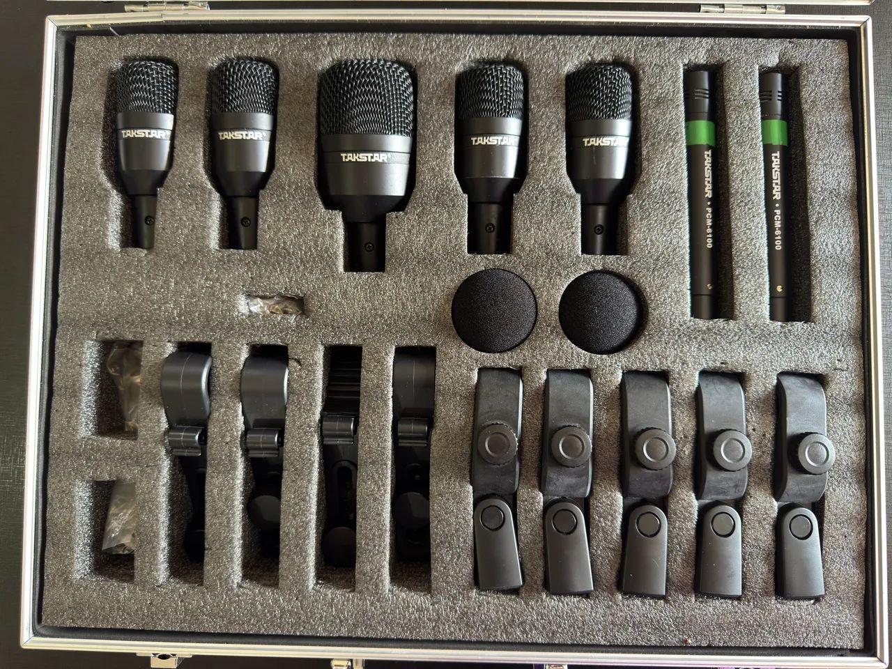 Kit de 7 Microfones para Bateria Takstar DMS-D7 + Estojo - Foto 5
