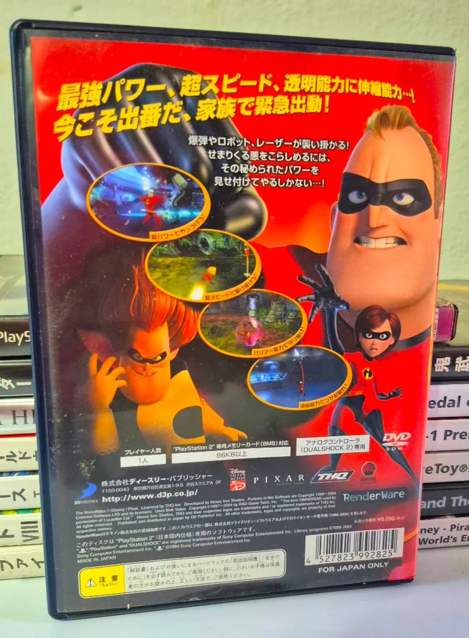 Jogo Os Incríveis Ps2 Original  - Foto 2