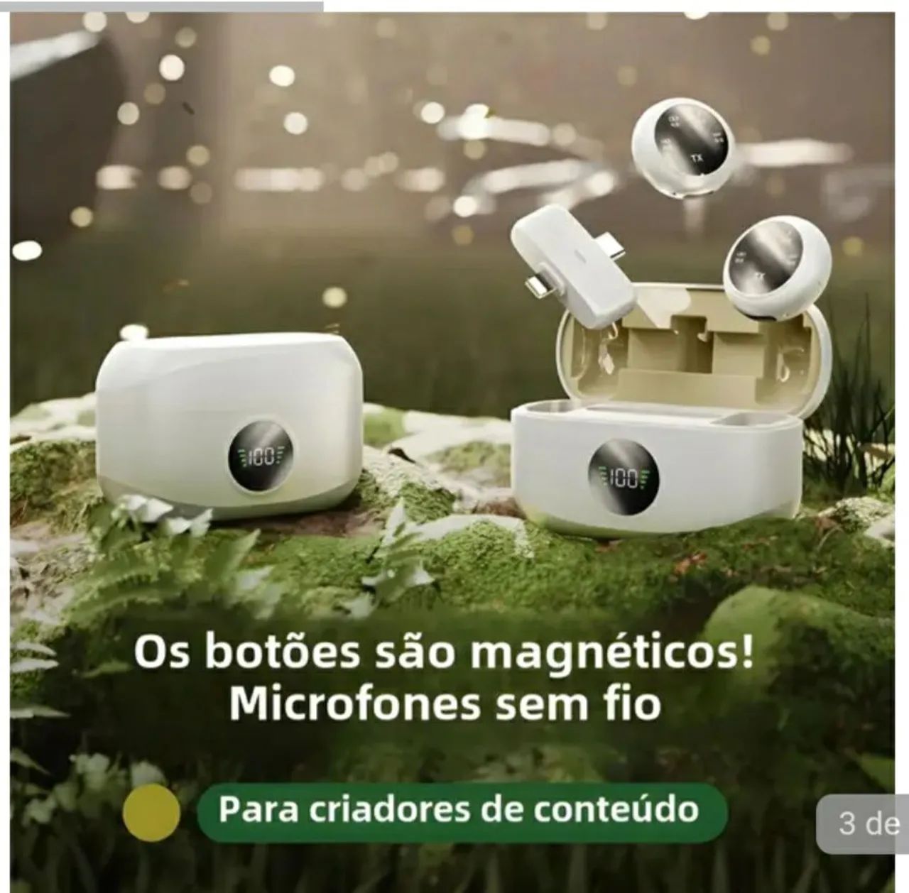 Fone de Ouvido Bluetooth com Display Digital - Foto 3