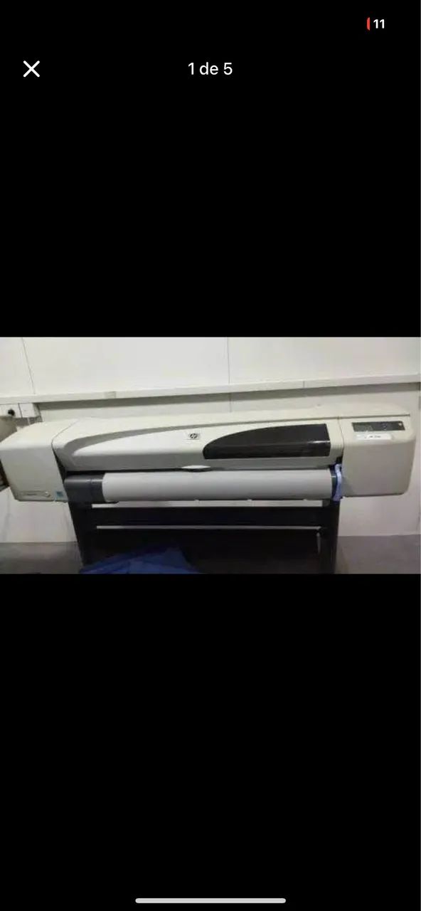 PLOTTER HP 510 MONOCROMÁTICA  2 CABEÇAS NOVA.  - Foto 3