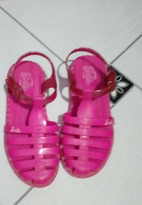 Sandálias Barbie para Bebê - Rosa