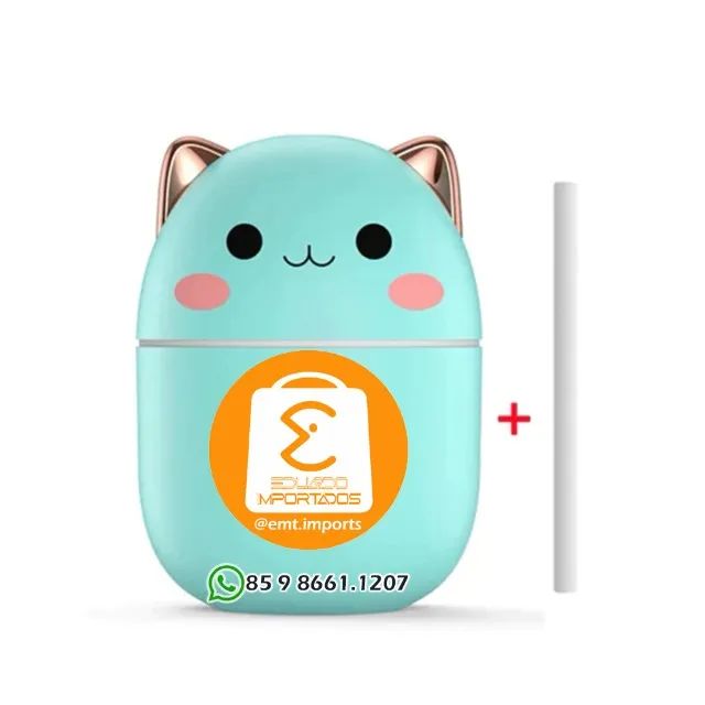 Mini Umidificador de Ar Gatinho 250ml LEY-1825 - Foto 5