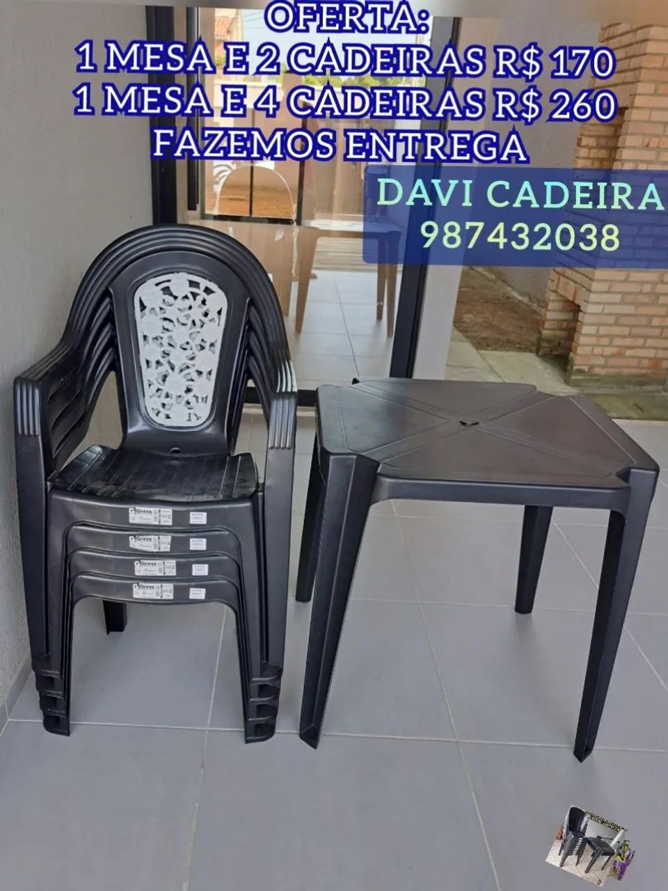 CADEIRA DE PLASTICO US.R F CORE SUE ENTREGO 