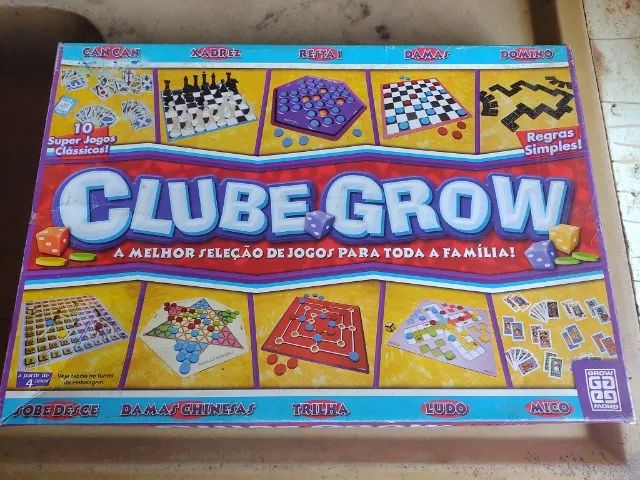 Clube Grow Conjunto de 10 Jogos Clássicos Completo
