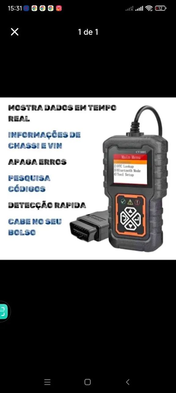 Scanner automotivo OBD2 65049962195586123