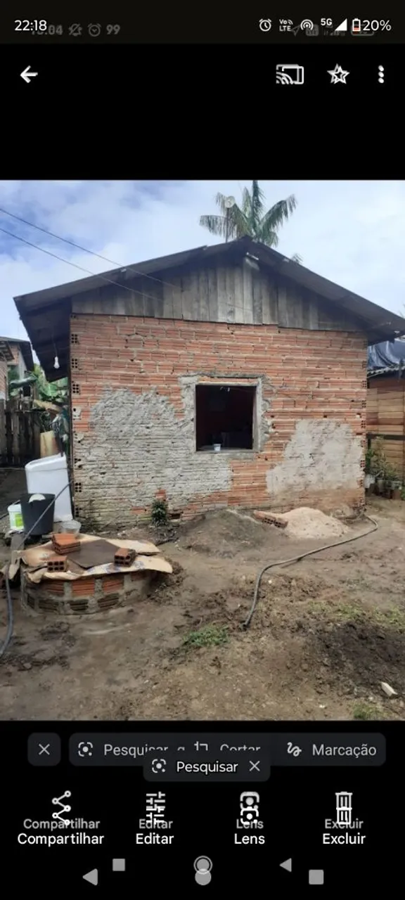 Vendo casa localizada no infraero2 não paga energia.