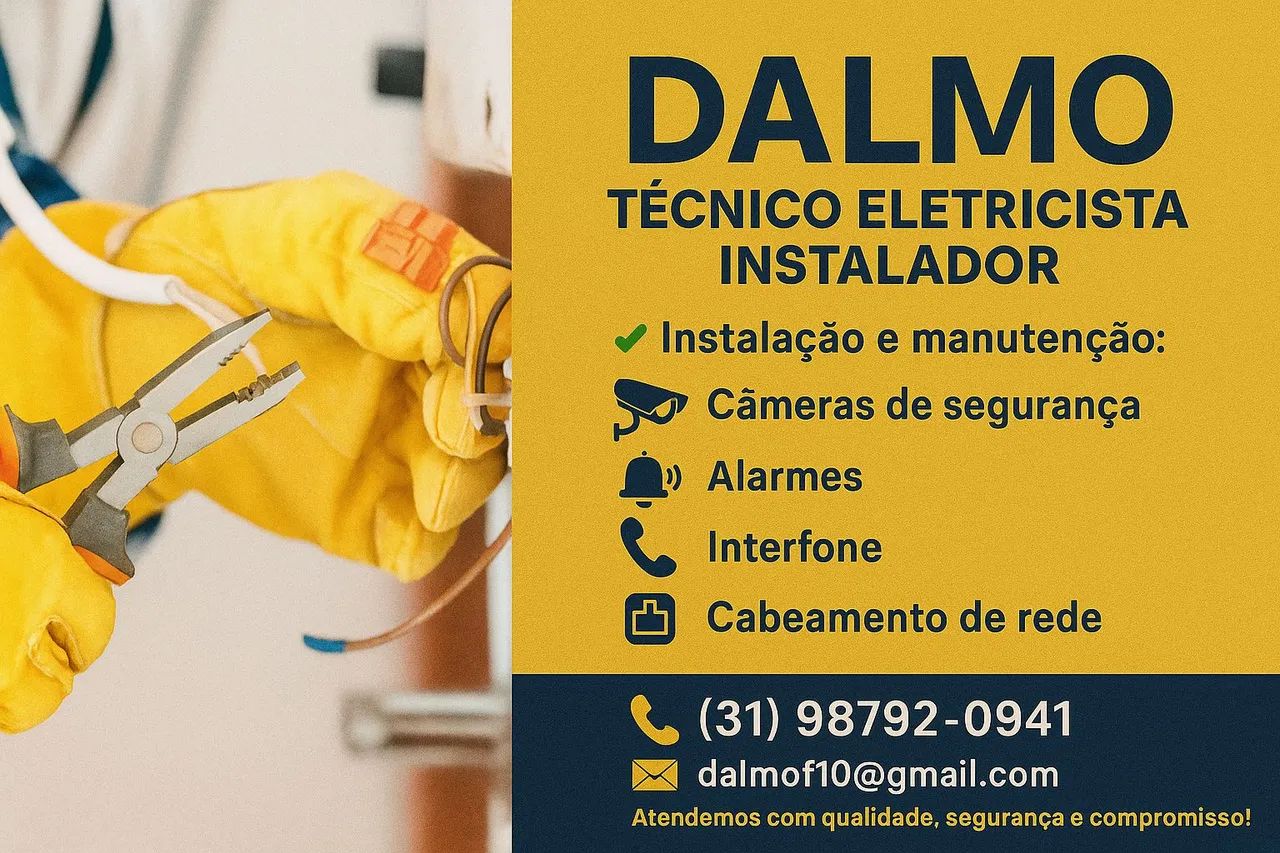Técnico eletricista instalador 