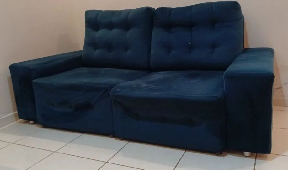 Sofá 3 lugares azul64341592053123120
