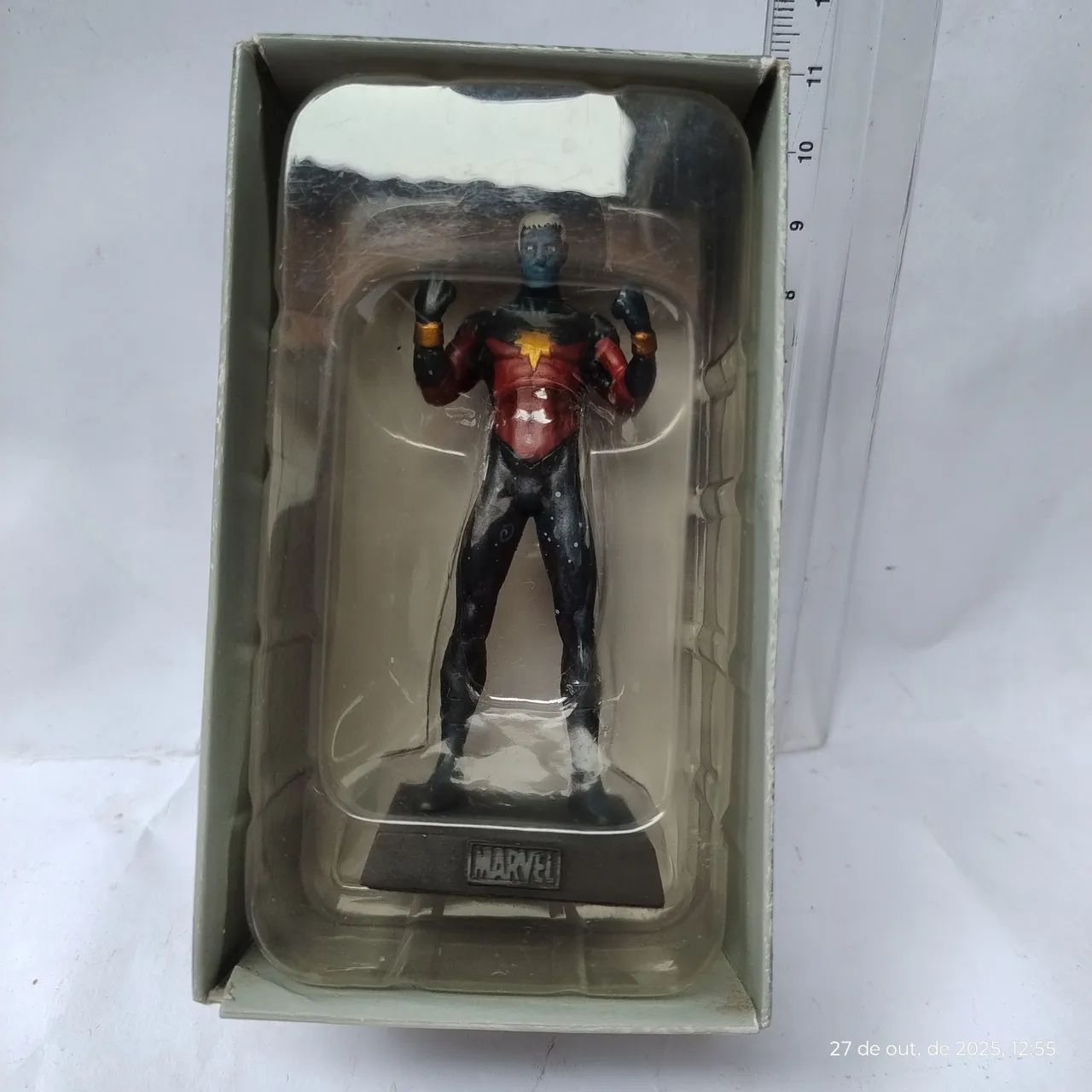 Coleção Eaglemoss Marvel antigo. Capitão Marvel. - Foto 3