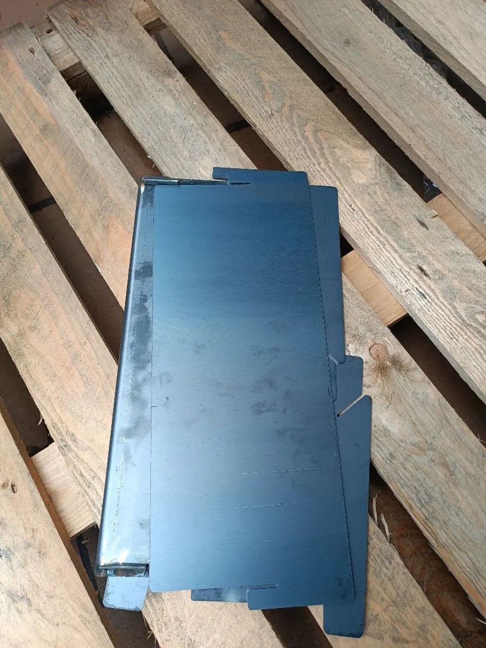 Churrasqueira dobrável portátil em aço carbono - Foto 3