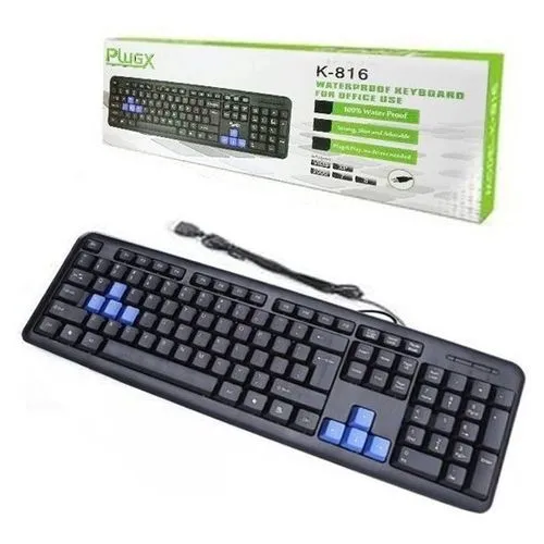Teclado Impermeável para Escritório