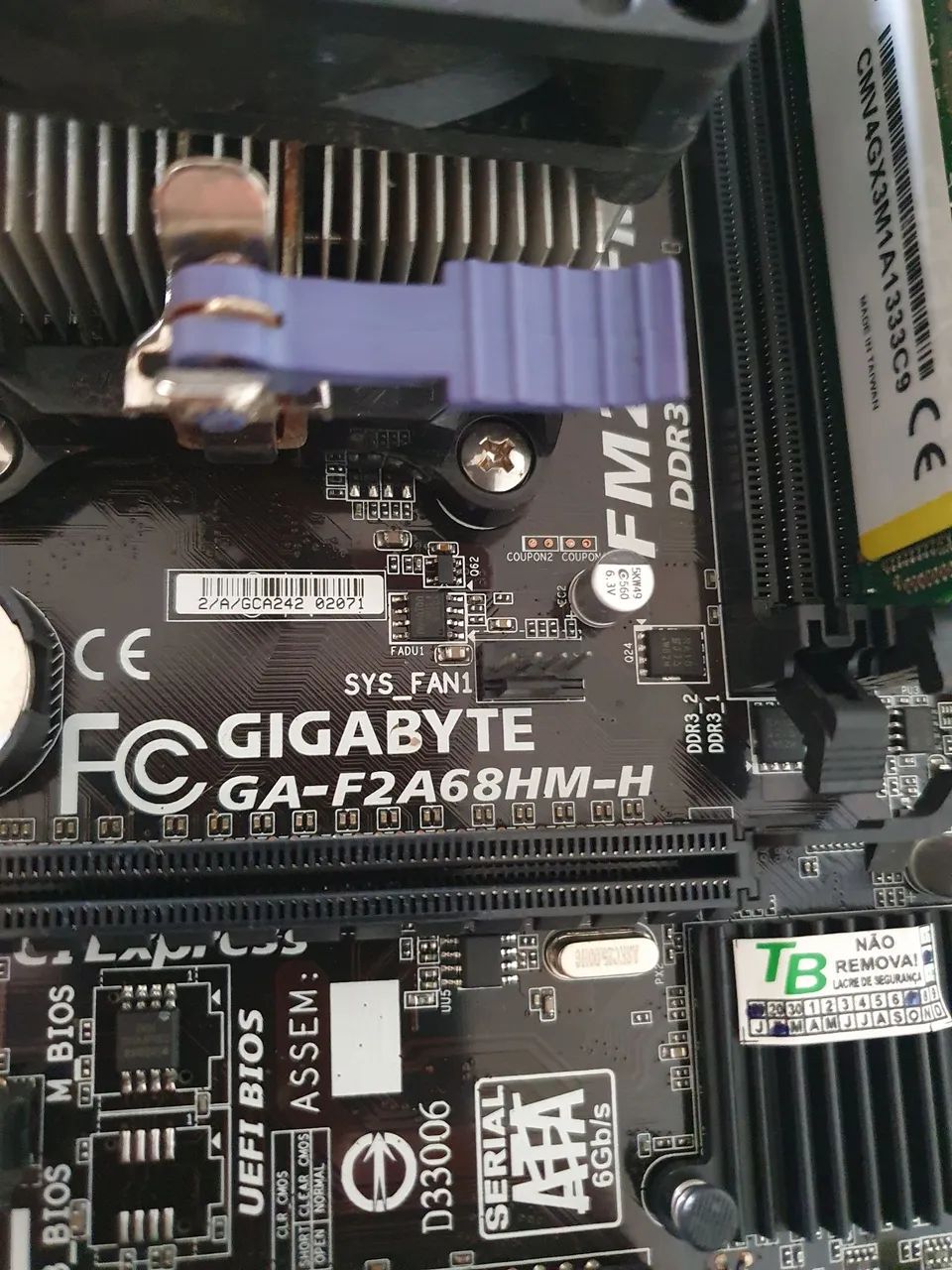 Kit placa mãe gigabyte. - Foto 5