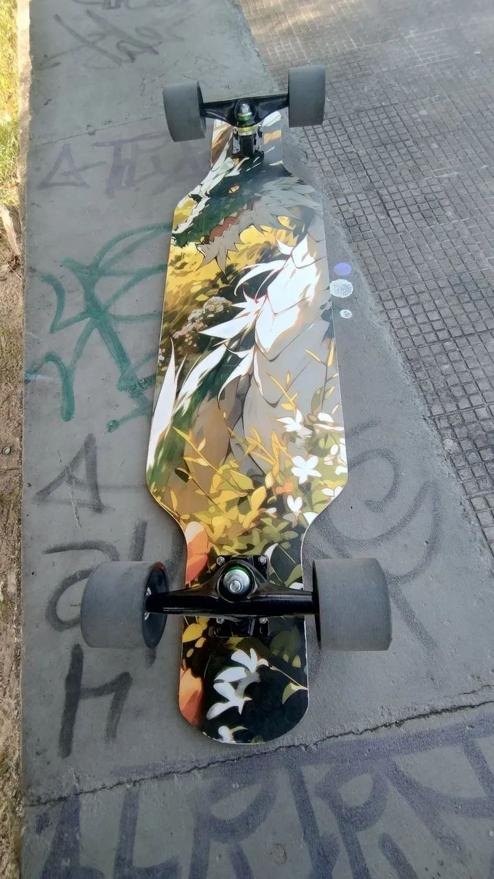 Longboard original - Design do dragão  - Foto 3