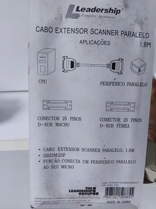 Cabo extensor scanner paralelo 1 8m - Foto 5