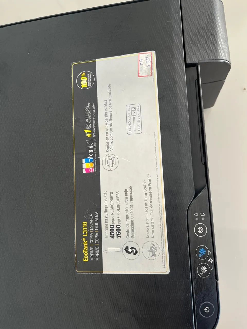 IMPRESSORA EPSON ECOTANK L3110 USB - Foto 3