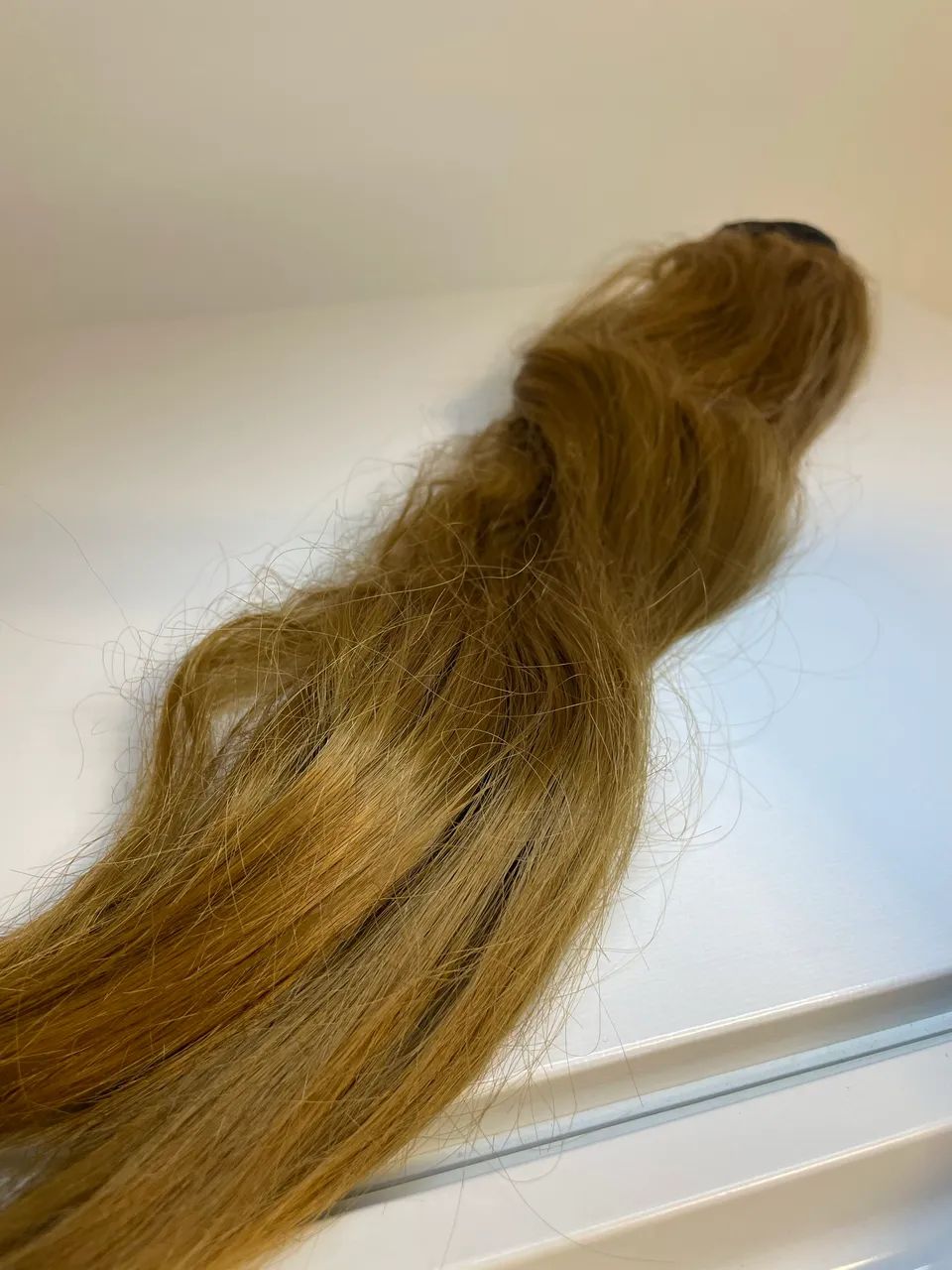 Cabelo rabo de cavalo 65cm fibra  - Foto 3
