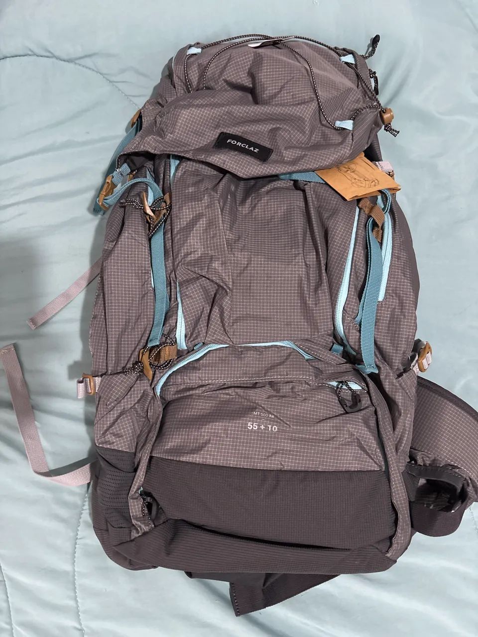 Mochila Feminina Trilha Trekking Mt 500 Air 55+10l Quechua Verde