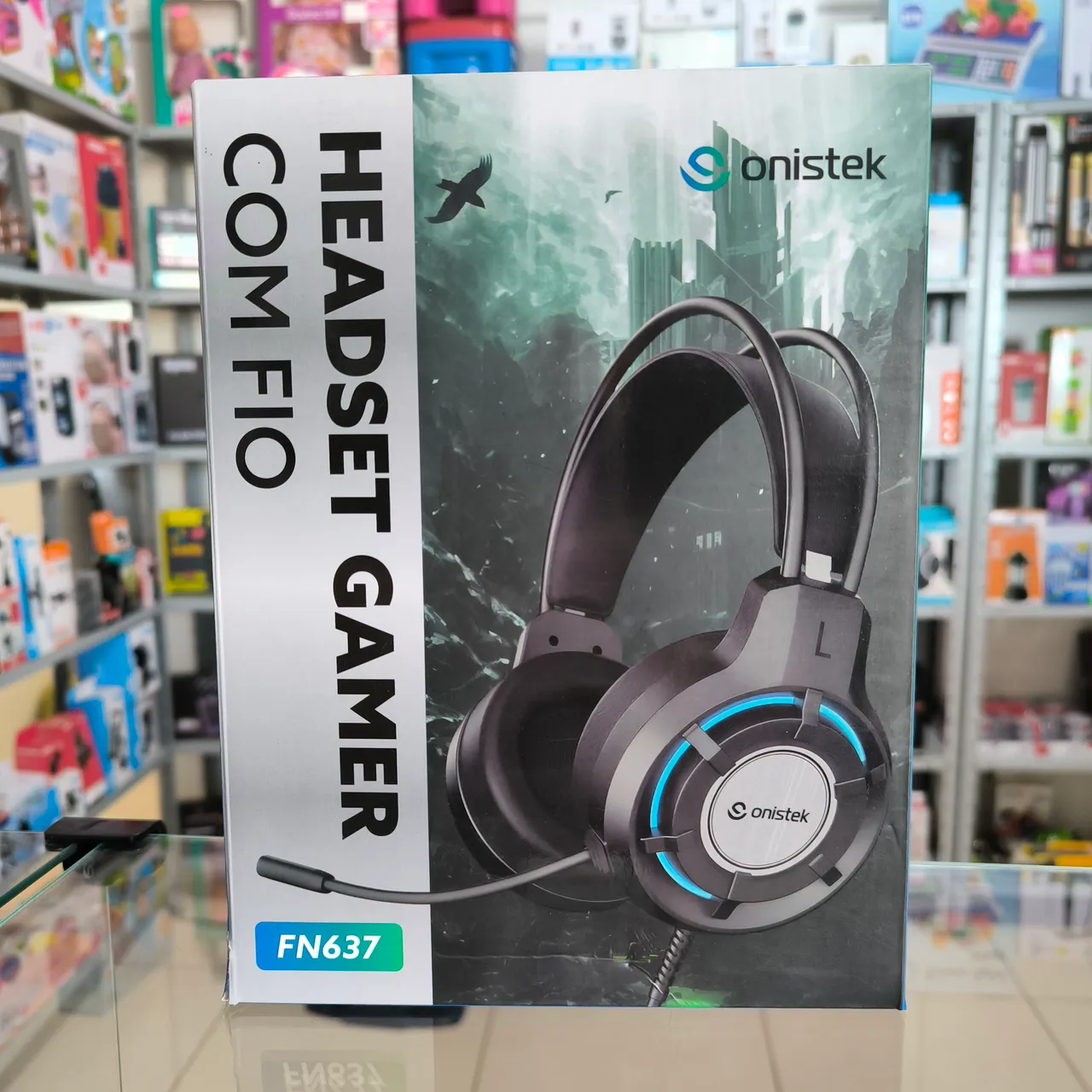 Headset gamer P2/usb com led FN637