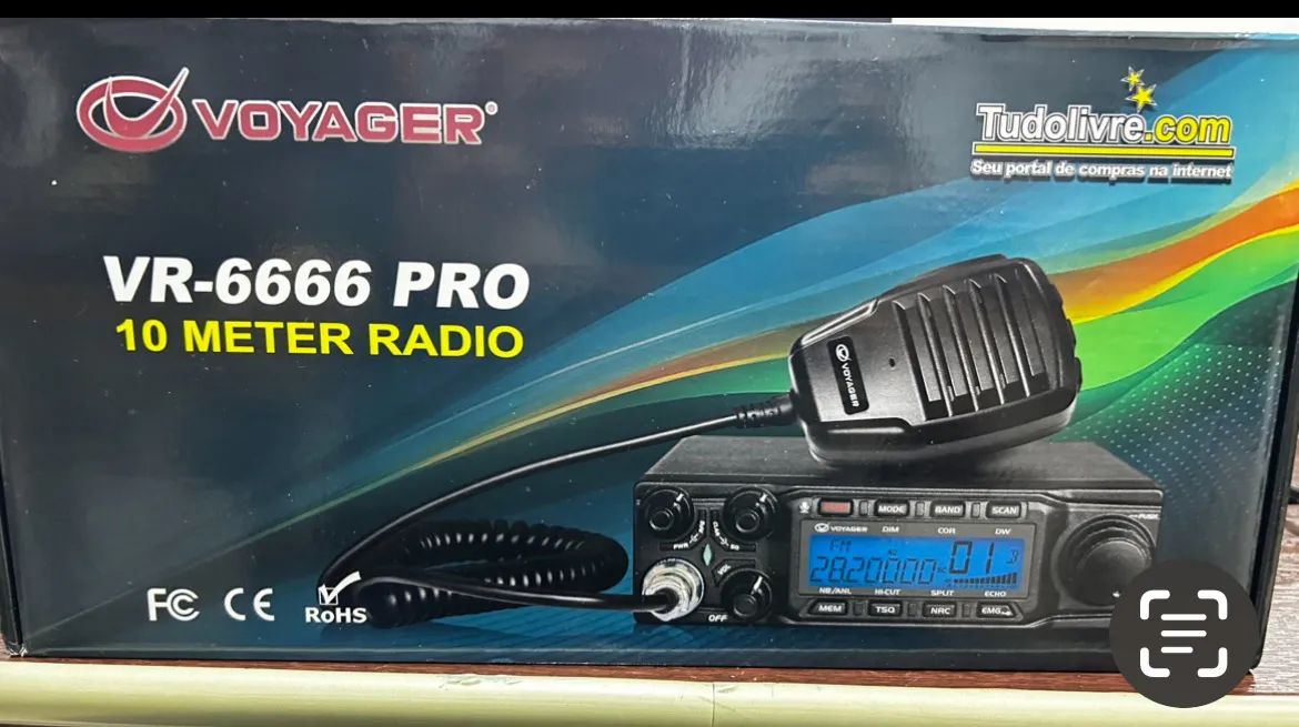 Rádio Voyager VR-6666 PRO 10/11/15Metros