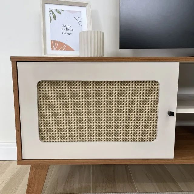Rack Charlotte para Tv de até 75 Polegadas 1,80m de Largura Produto Novo - Foto 3