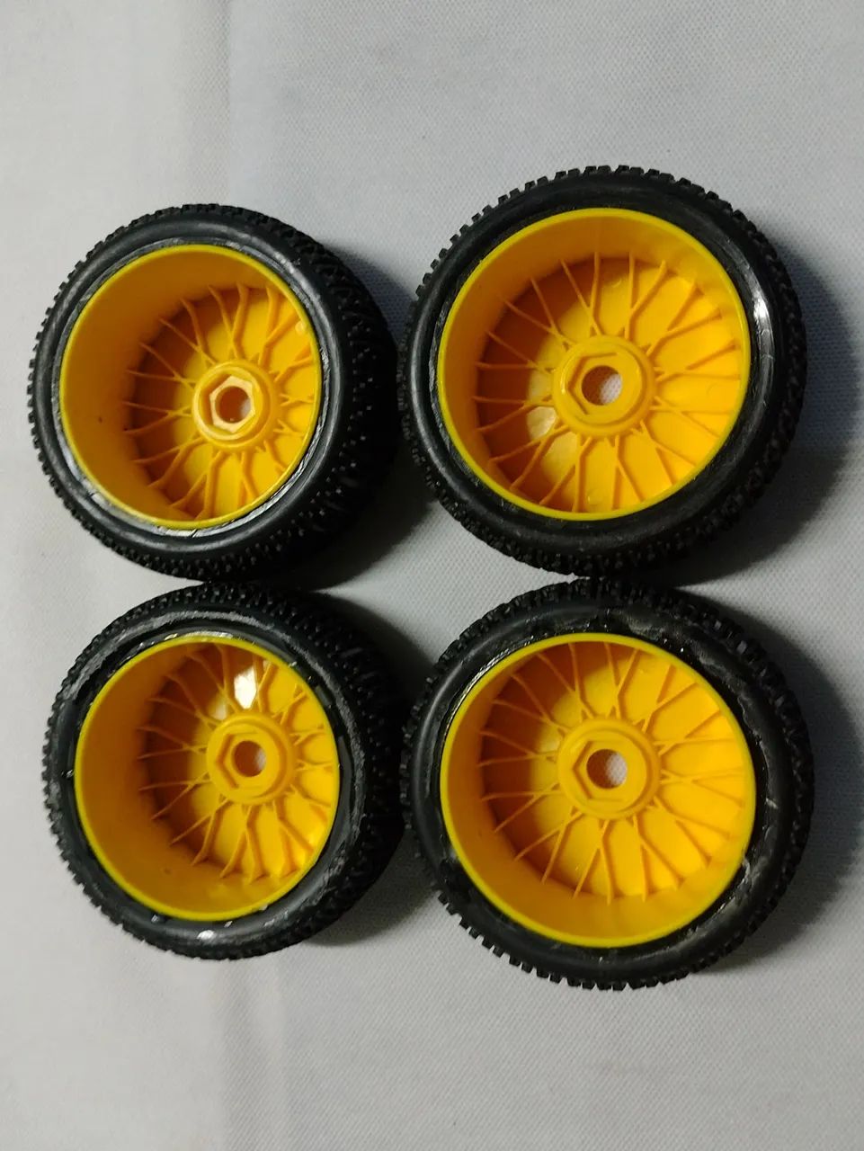 Pneus 116mm 1/8 scale RC buggy roda e peneu hex RC de 17 mm - Foto 3