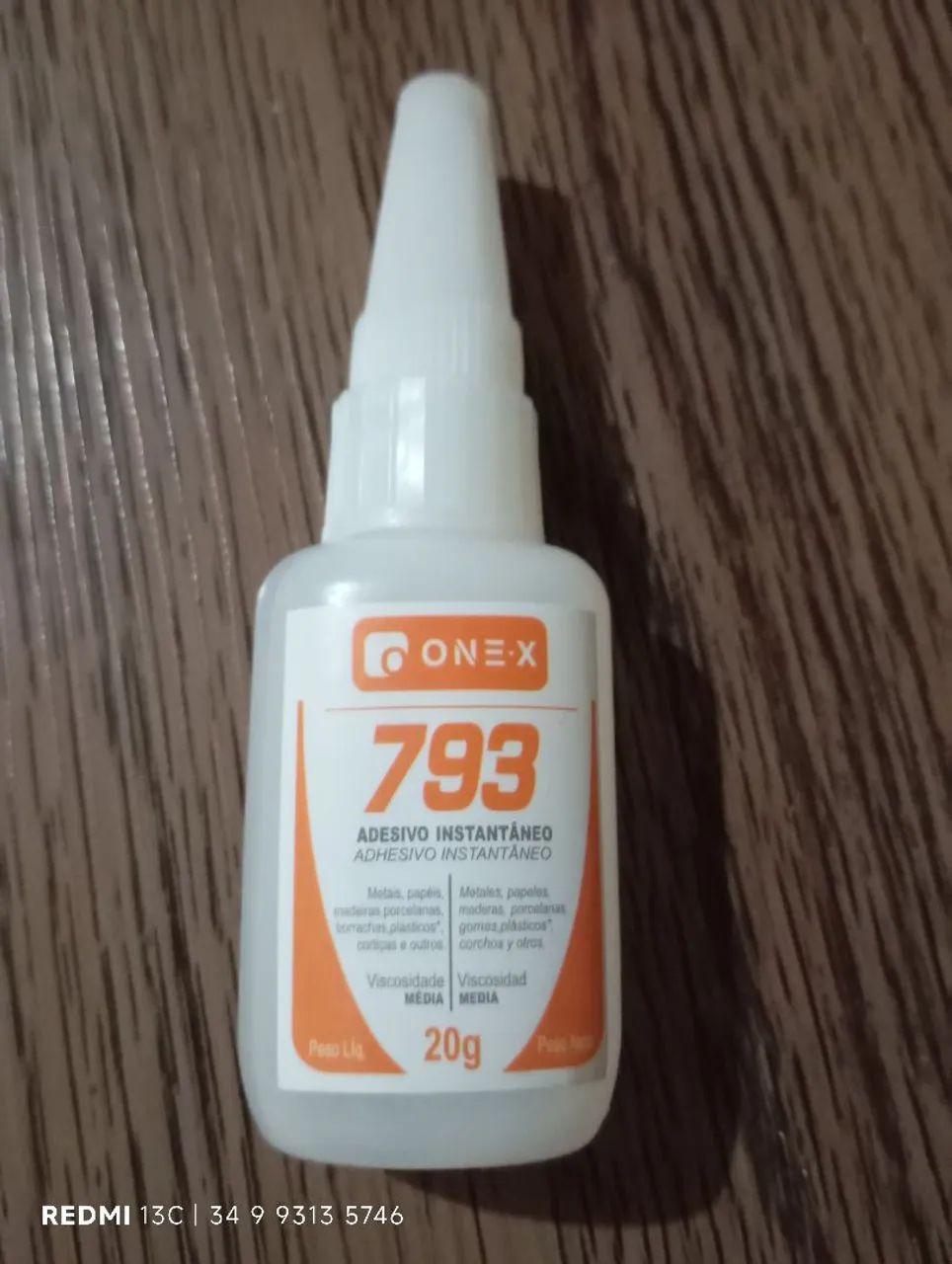 Cola instantânea Onex 20g Promoção 