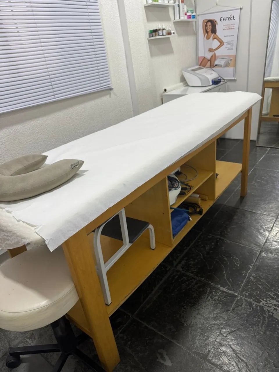 Maca Fixa Madeira Maciça (acompanha escada)