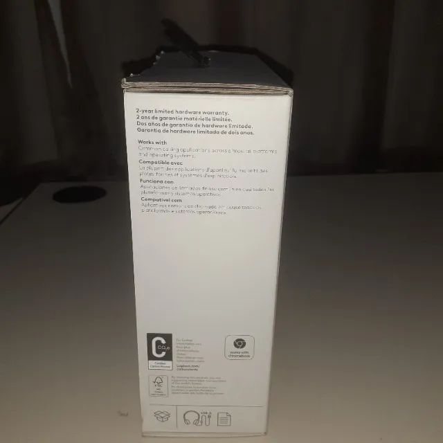 Headset com fio USB Logitech H390 - Preto - Foto 4